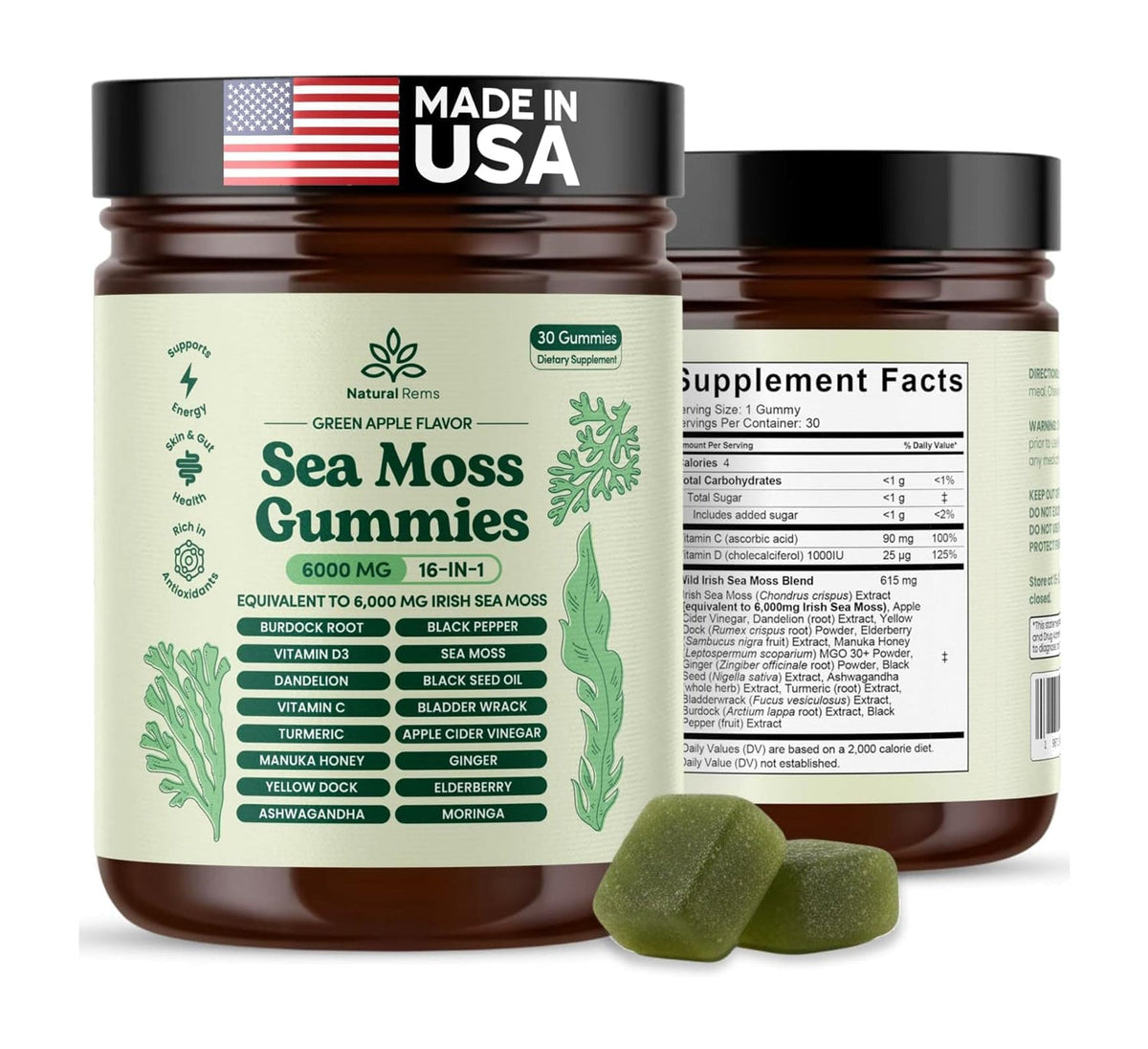 Sea Moss 16-In-1 Gummies